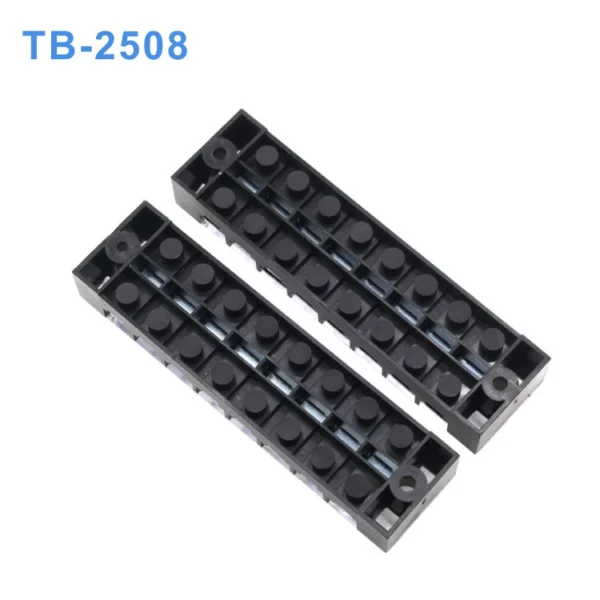 Cầu đấu dây điện 8 cực-25A (domino điện) – TB-2508