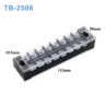 Cầu đấu dây điện 8 cực-25A (domino điện) – TB-2508