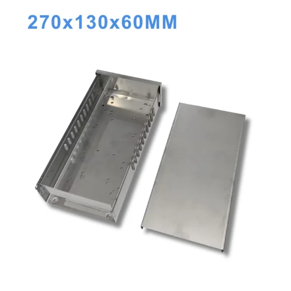 Hộp chắn nước mưa inox nguồn tổ ong ngoài trời 270×130×60mm