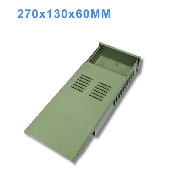 Hộp chắn nước mưa nguồn tổ ong ngoài trời 270×130×60mm