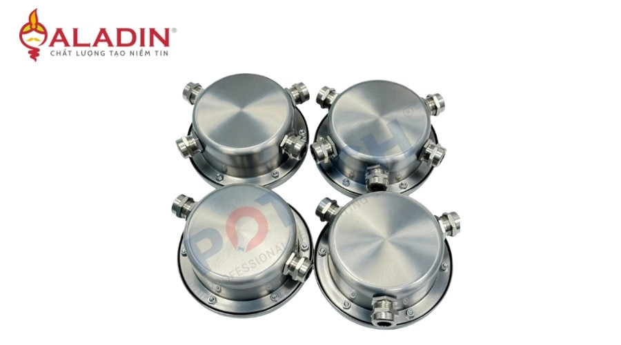 Hộp nối điện inox 304 chính hãng được phân phối bởi Aladin Electric