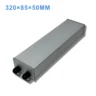 Hộp nhôm đựng pin cho đèn năng lượng mặt trời IP65 size 320×85×50mm