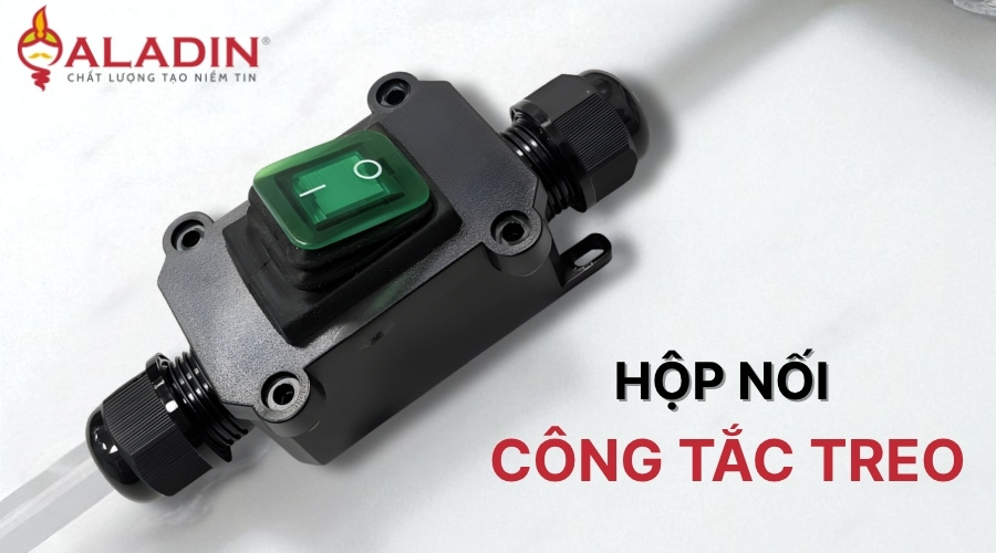 Hộp nối công tắc treo Aladin Electric chống nước IP65