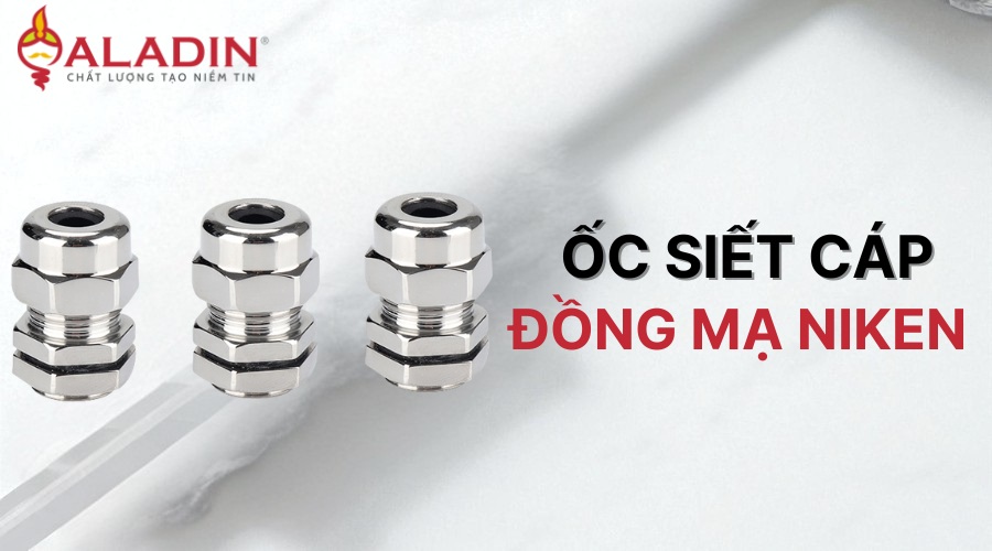 Gía ốc siết cáp đồng mạ niken
