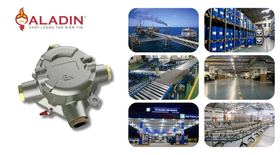 Ứng dụng hộp nối chống cháy nổ