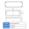 Hộp điện nhựa ABS chống nước IP67 JX-250807
