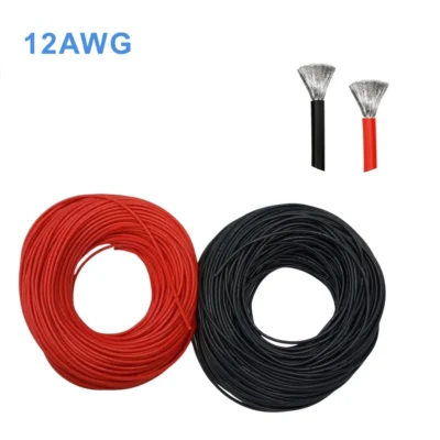 Dây điện vỏ bọc silicon-12AWG (4 mm2) siêu mềm, chống cháy
