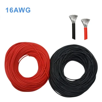 Dây điện vỏ bọc silicon-16AWG (1.5 mm²) siêu mềm, chống cháy