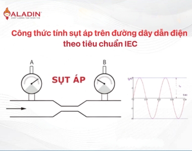 Công thức tính độ sụt áp trên đường dây dẫn điện theo tiêu chuẩn IEC