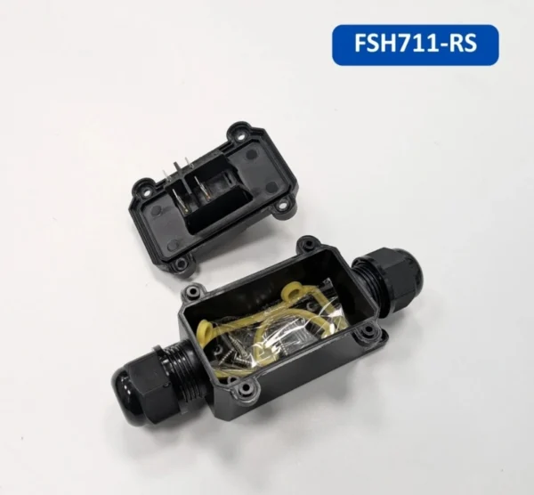 Hộp công tắc treo ngoài trời bật tắt 1 đầu đèn LED xanh chống nước IP65 – FSH711-1BS