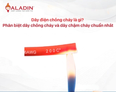 Dây điện chống cháy là gì? Phân biệt dây chống cháy và dây chậm cháy chuẩn nhất