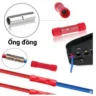 Đầu cos BV 2 nối thẳng bằng đồng bọc nhựa nối dây điện 1.5 ~ 2.5 mm²