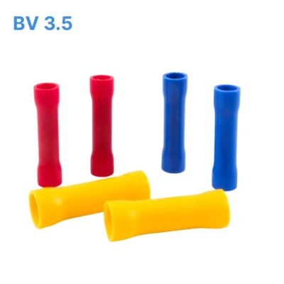 Đầu cos BV 3.5 nối thẳng bằng đồng bọc nhựa nối dây điện 2.5 ~ 4.0 mm²