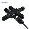 Đầu nối chống nước 6 đầu M684-S, 3 PIN chuẩn IP68 dùng cho dây 6-11mm