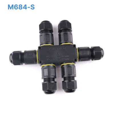 Đầu nối chống nước 6 đầu M684-S, 3 PIN chuẩn IP68 dùng cho dây 6-11mm
