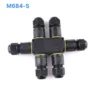 Đầu nối chống nước 6 đầu M684-S, 3 PIN chuẩn IP68 dùng cho dây 6-11mm