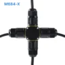 Đầu nối chống nước 4 đầu M684-X M20X, 3 PIN chuẩn IP68 dùng cho dây 5-9mm