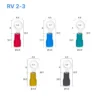 Đầu cos tròn RV 2-3 bọc nhựa PVC, lõi đồng mạ thiếc cho 1.5 ~ 2.5 mm², lỗ 3.2mm