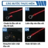 Đầu cos tròn RV 2-3 bọc nhựa PVC, lõi đồng mạ thiếc cho 1.5 ~ 2.5 mm², lỗ 3.2mm
