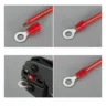 Đầu cos tròn RV 2-6 bọc nhựa PVC, lõi đồng mạ thiếc cho 1.5 ~ 2.5 mm², lỗ 6.4mm