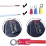 Đầu cos tròn RV S1.25-4 bọc nhựa PVC, lõi đồng mạ thiếc cho dây điện 0.5 ~ 1.5 mm², lỗ 4.2mm
