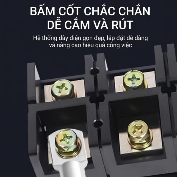 Đầu cos bít đồng SC-25-8 chuyên dùng dây 25mm, lỗ 8.5mm