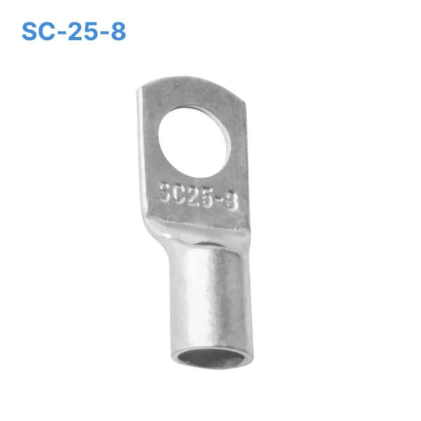 Đầu cos bít đồng SC-25-8 chuyên dùng dây 25mm, lỗ 8.5mm