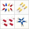 Đầu cos chữ Y SV S2-4 bọc nhựa PVC, lõi đồng mạ thiếc cho dây điện 1.5 ~ 2.5mm², lỗ 4.3mm