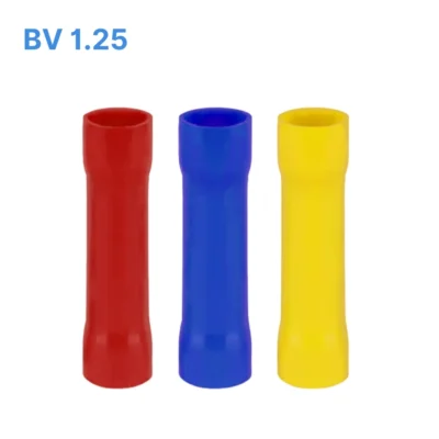 Đầu cos BV 1.25 nối thẳng bằng đồng bọc nhựa nối dây điện 0.5 – 1.5 mm²