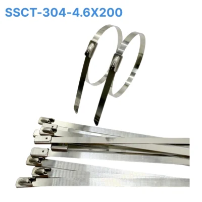 Dây rút tự khóa inox 304 bản 4.6x200 mm