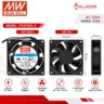 Quạt tủ điện AC 220V Mean Well CHACB2L-A 80x80x25mm 12.5W