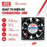 Quạt tủ điện DC 24V Mean Well CHA8024BL-38B 80x80x38mm 17.28W