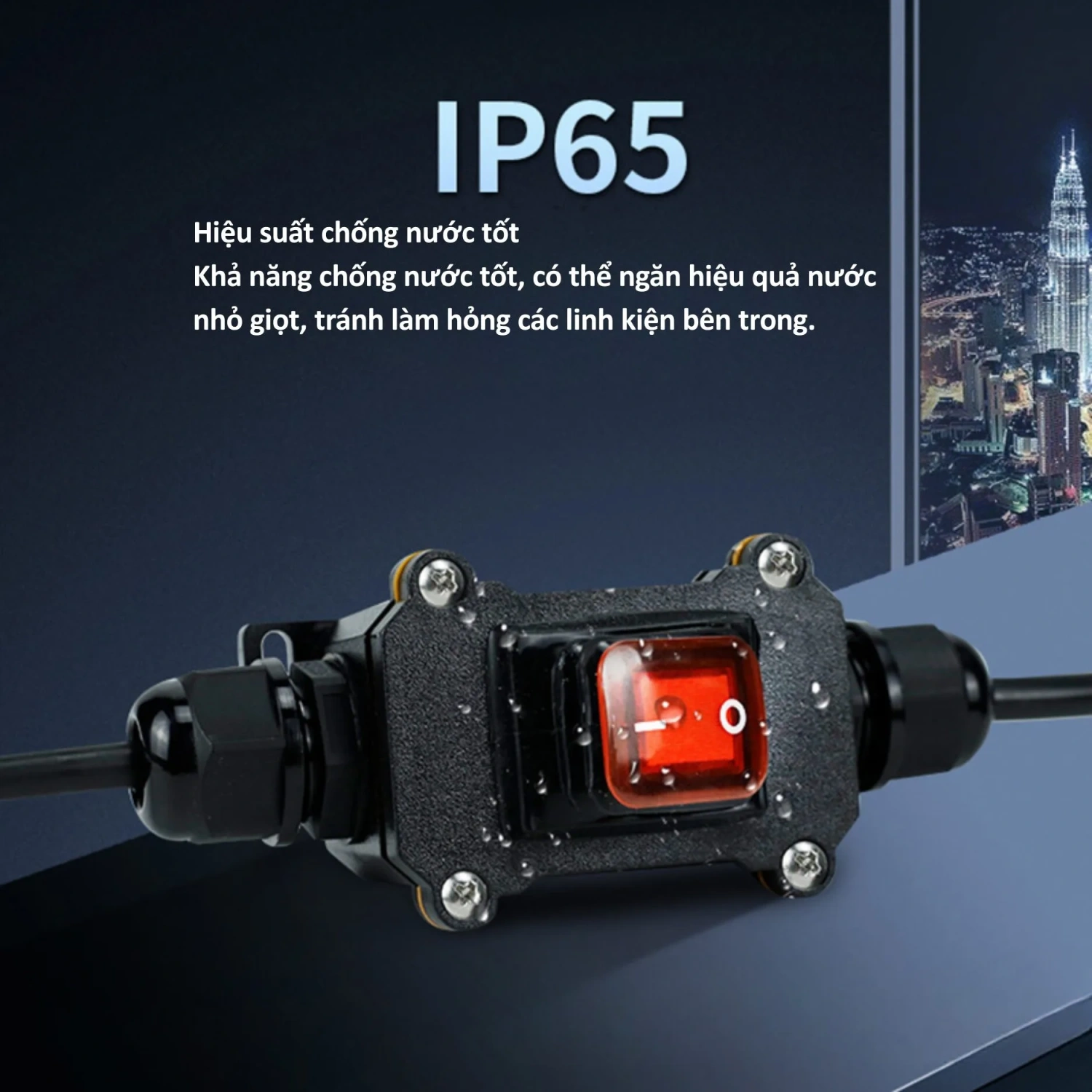 Hộp công tắc FSH711 chống nước IP65